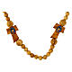 Rosary necklace Tau Carlo Acutis in olive wood s1
