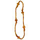 Rosary necklace Tau Carlo Acutis in olive wood s3