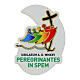 Jubilee 2025 magnet with official colored logo 5x3 cm s1