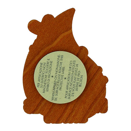 Buntes Magnet mit offiziellem Jubiläumslogo 2025, Segelform, 5x4 cm 3