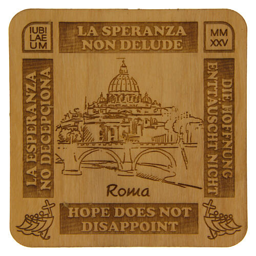 Imán Jubileo Roma 7x7 cm 1