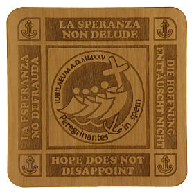 Jubilee magnet with official logo, 3x3 in, Monastery of the Poor Clare Nuns of Albano Laziale