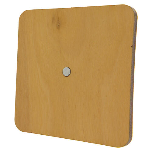 Magnete Giubileo logo ufficiale 7x7 cm Monastero Clarisse Albano Laziale 3