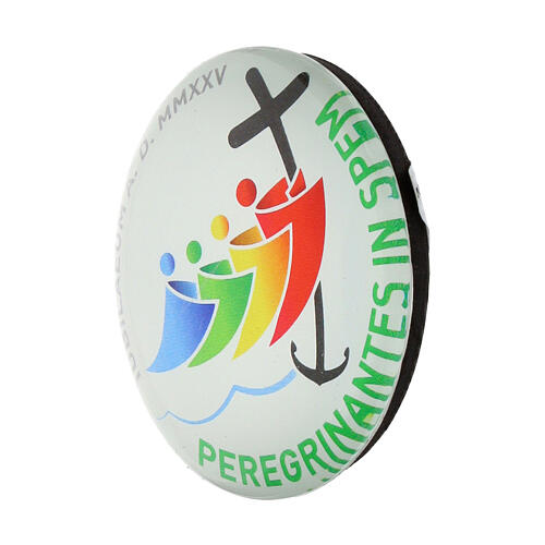 Magnete logo ufficiale Giubileo 2025 vetro 5 cm 3