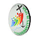 Magnete logo ufficiale Giubileo 2025 vetro 5 cm s3