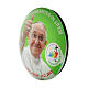 Magnete vetro volto Papa Francesco Giubileo 2025 5 cm s3