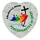 Heart magnet with official Jubilee 2025 Latin logo s1