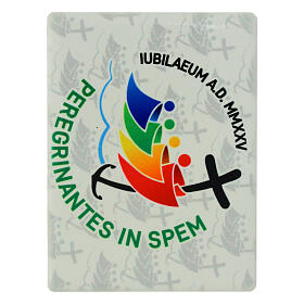 Rectangular magnet with Jubilee 2025 official logo in Latin, 2.5x3 in