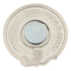 Aimant argenté logo Jubilé 3 cm Endless