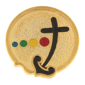 Golden magnet with Jubilee logo, 1.4 in, Endless