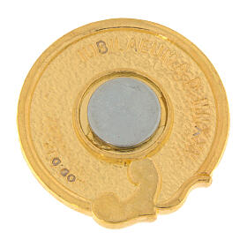 Golden magnet with Jubilee logo, 1.4 in, Endless