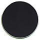 Magnete Papa Leone XIV con saluto sfondo verde in vetro 5 cm s3