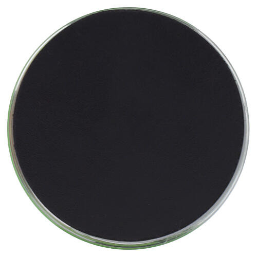 Íman Papa Leão XIV com saudação fundo verde em vidro 5 cm 3