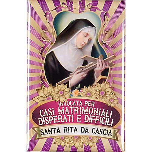 Saint Rita of Cascia badge, lux 1