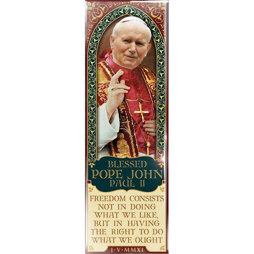 Magnes blessed Pope John Paul II- angielski 04 1
