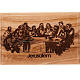 Olive wood magnet- The Last Supper s1