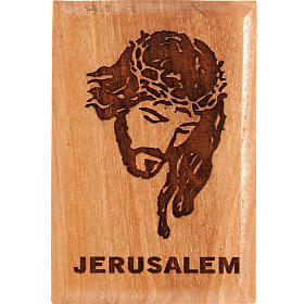 Olive wood magnet- Jesus