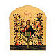 Magnet aus Holz Jesus Baum des Lebens s1