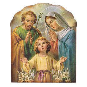 Magnet in wood, Holy Family