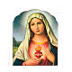 Imán de Madera del Sagrado Corazón de María s1