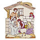 Wooden magnet, Nativity scene s1