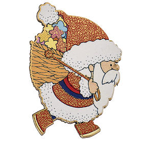 Religiöse Magnete: Magnet aus Holz Nikolaus