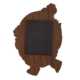 Religiöse Magnete: Magnet aus Holz Nikolaus