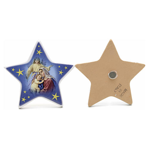 Magnes ceramika gwiazda Narodziny Jezusa 3