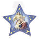 Íman estrela cerâmica Natividade e anjo s1