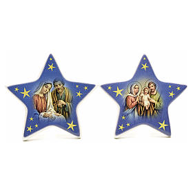 Magnet Stern Keramik mit Geburt s4