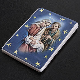 Rectangular magnet ceramic Holy Family