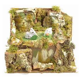 Magnet Keramik heilige Familie oval s5