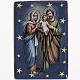 Magnet in ceramic with Holy Family standing s1