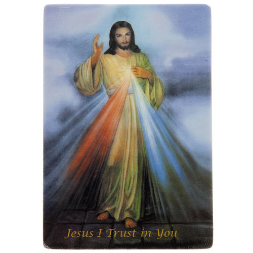 Magnet mit Satz 'Jesus I trust in you' 1