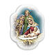 Resin magnet with Adoration of the Shepherds 2.5x2 in s1