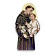 Resin magnet with Saint Anthony of Padua 3x1.5 in s1
