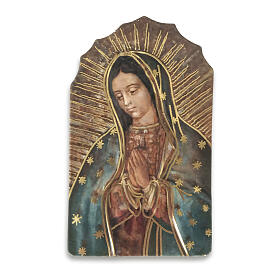 Imán resina Virgen de Guadalupe 8x5 cm