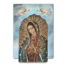 Aimant Notre-Dame de Guadalupe résine 8x5 cm