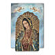 Aimant Notre-Dame de Guadalupe résine 8x5 cm s2