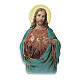 Imán Sagrado Corazón de Jesús resina 8x5 cm s1