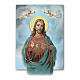Imán Sagrado Corazón de Jesús resina 8x5 cm s2