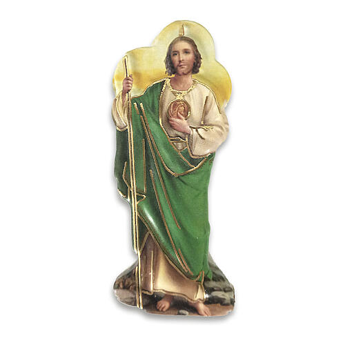 Magnet of St Jude the Apostle, resin, 3x1 in 1