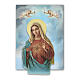  Immaculate Heart of Mary magnet bas-relief 8x5cm s2