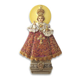 Tridimensional magnet with the Infant of Prague 3x2 in