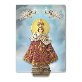 Tridimensional magnet with the Infant of Prague 3x2 in