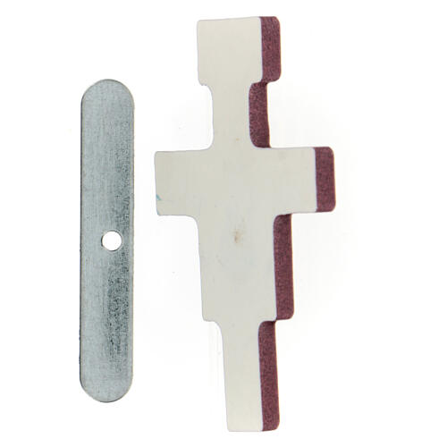 Tridimensional magnet, San Damiano Cross, 3x2 in 4