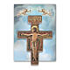 Crucifixo São Damião íman tridimensional 8x6 cm s2