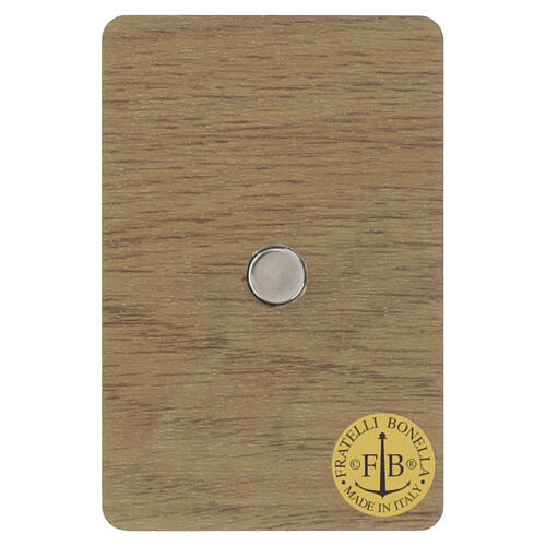 Magnes z MDF, święty Franciszek z Asyżu, 9×6 cm 3