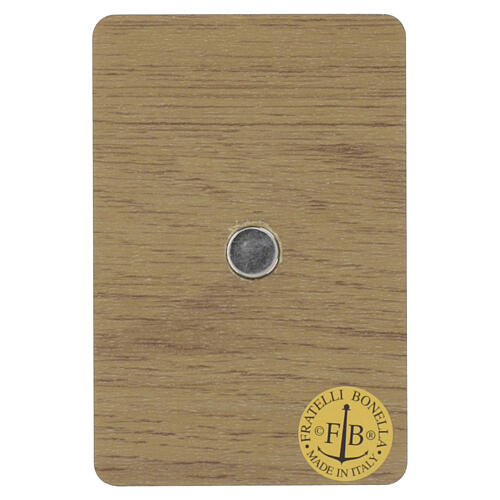 Saint Charbel Magnet in MDF, 9x6 cm 3