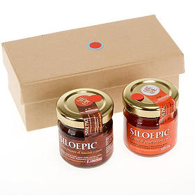 Aceite de oliva y especias: Crema picante: 2 frascos, Monasterio Siloe